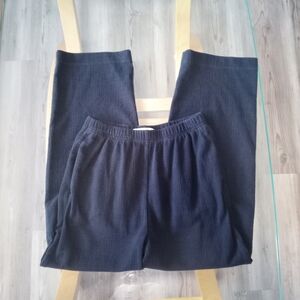 OAK + FORT Black Relaxed Trousers